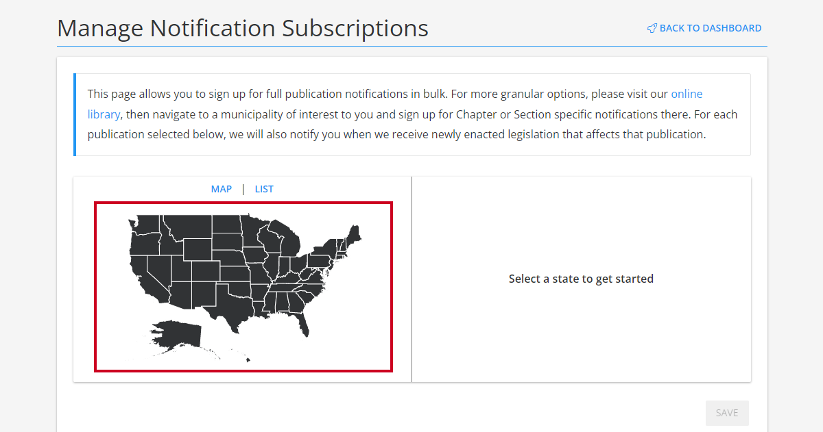 select state