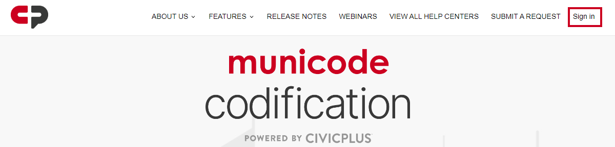 sign in link