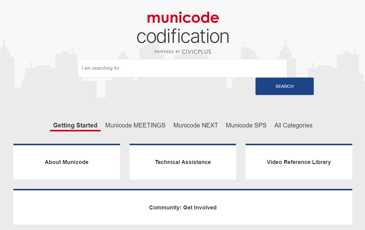 codification help center home page