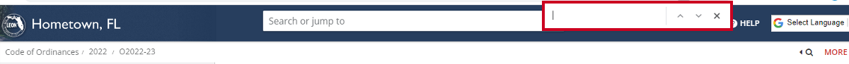 The Chrome browser search box.