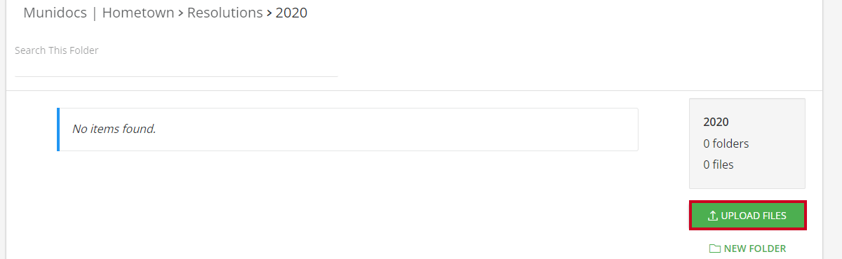 upload files button