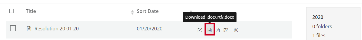 download word document button