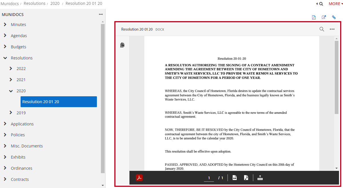 pdf document viewer with resolution example